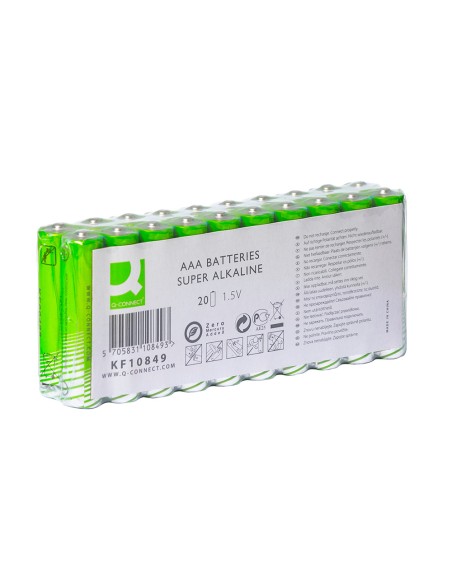 CI | Pila q-connect alcalina aaa -paquete con 20 pilas