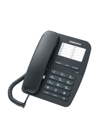 CI | Telefono daewoo dtc-240 manos libres rellamada ultimo numero transferencia de llamadas color negro