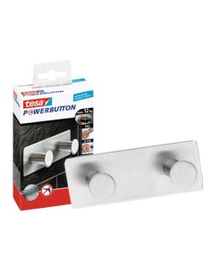 CI | Perchero adhesivo tesa powerboton doble carga maxima...