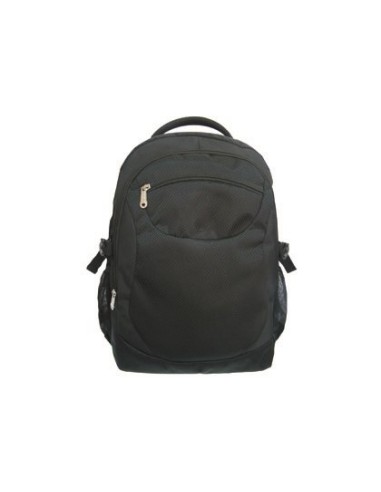 CI | Mochila para portatil q-connect 18" negra 1 asa 1 bolsillo exterior medidas 330x470x180 mm