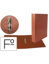 CI | Carpeta de 2 anillas 40mm mixtas liderpapel foliocarton cuero