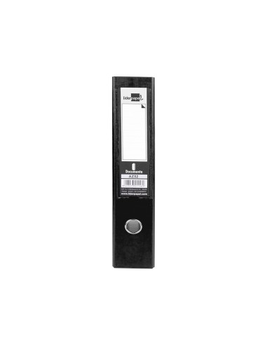 CI | Modulo liderpapel 2 archivadores folio 2 anillas mecanismo de palanc 75mm negro