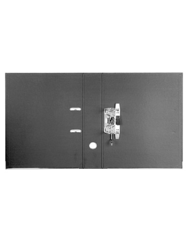 CI | Modulo liderpapel 2 archivadores folio 2 anillas mecanismo de palanc 75mm negro