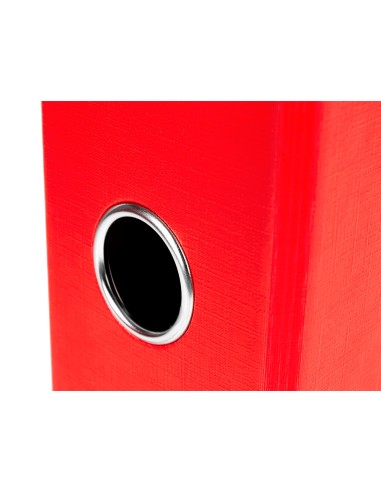 CI | Modulo liderpapel 2 archivadores folio 2 anillas mmecanismo de palanca 75mm rojo
