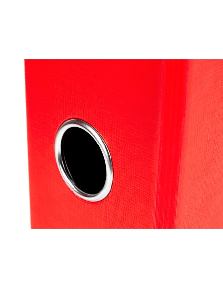 CI | Modulo liderpapel 2 archivadores folio 2 anillas mmecanismo de palanca 75mm rojo