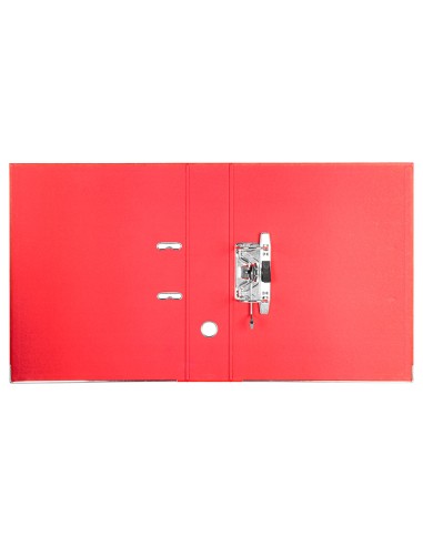 CI | Modulo liderpapel 2 archivadores folio 2 anillas mmecanismo de palanca 75mm rojo