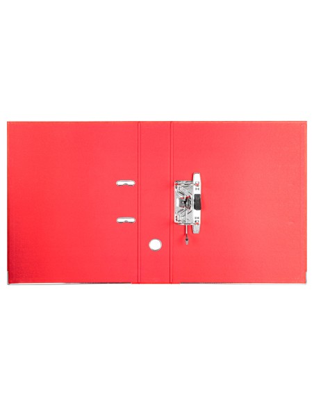 CI | Modulo liderpapel 2 archivadores folio 2 anillas mmecanismo de palanca 75mm rojo