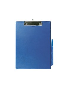 CI | Portanotas q-connect miniclips pvc din a4 azul 2