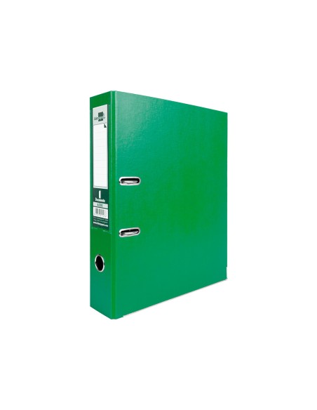 CI | Modulo liderpapel 2 archivadores folio 2 anillas mecanismo de palanc 75mm verde