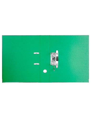 CI | Modulo liderpapel 2 archivadores folio 2 anillas mecanismo de palanc 75mm verde