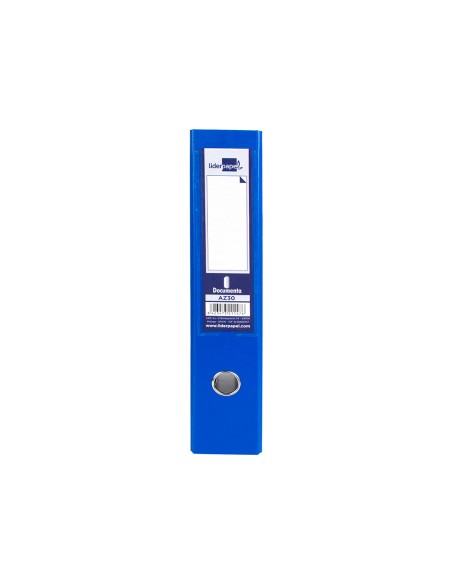 CI | Modulo liderpapel 2 archivadores folio 2 anillas mecanismo de palanca 75mm azul