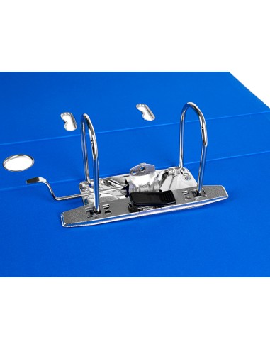 CI | Modulo liderpapel 2 archivadores folio 2 anillas mecanismo de palanca 75mm azul