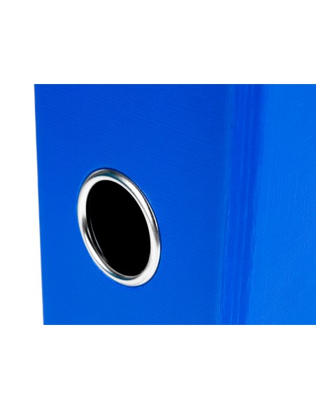 CI | Modulo liderpapel 2 archivadores folio 2 anillas mecanismo de palanca 75mm azul