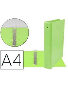 CI | Carpeta de 4 anillas 40 mm mixtas liderpapel a4...