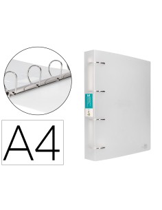 CI | Carpeta Liderpapel 4 Anillas Mixtas 40 Mm...