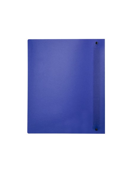 CI | Carpeta Liderpapel 4 Anillas Mixtas 40 Mm Polipropileno Din A4 Azul Translucido