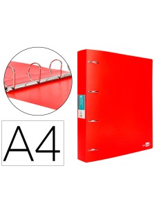 CI | Carpeta Liderpapel 4 Anillas Mixtas 40 Mm...