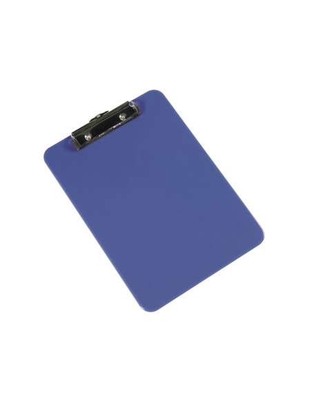 CI | Portanotas q-connect plastico din a4 azul 3 mm