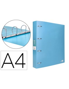 CI | Carpeta Liderpapel 4 Anillas Mixtas 40 Mm...