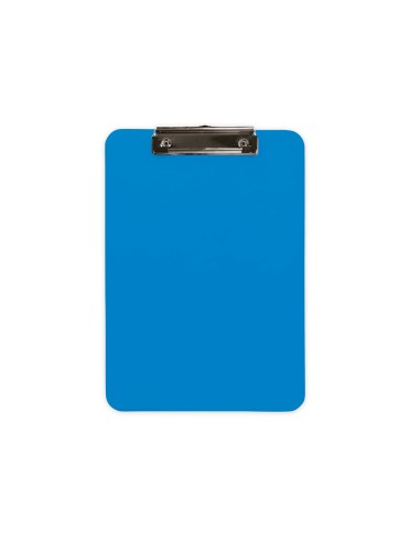 CI | Portanotas q-connect plastico din a4 celeste 2,5mm