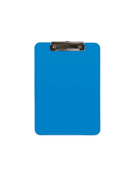 CI | Portanotas q-connect plastico din a4 celeste 2,5mm