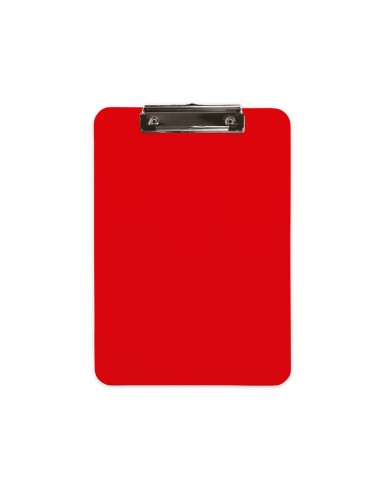 CI | Portanotas q-connect plastico din a4 rojo 2,5mm