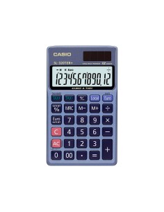 CI | Calculadora casio sl-320ter bolsillo 12 digitos tax...
