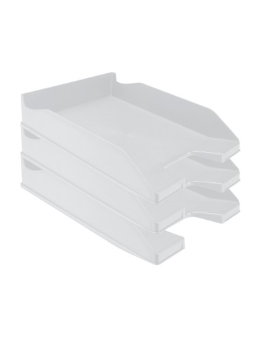 CI | Bandeja sobremesa plastico q-connect gris opaco