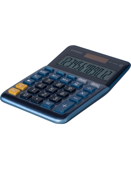 CI | Calculadora Casio Ms-120Em Sobremesa 12 Digitos Tx +/- Tecla Doble Cero Color Azul