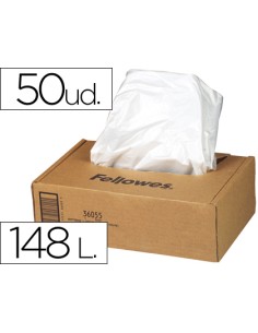 CI | Bolsa de residuos fellowes para destructora de...