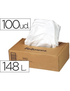 CI | Bolsa de residuos fellowes para destructora de...