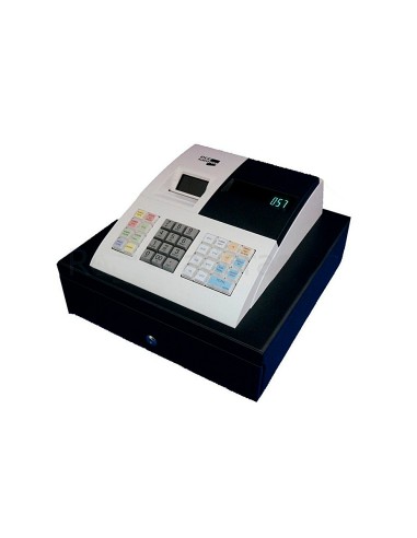 CI | Registradora Ecr Sampos Er-057 S Blanca 14 Departamentos Display Vfd Antireflejos Conforme