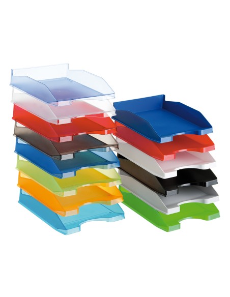 CI | Bandeja sobremesa plastico q-connect negro opaco