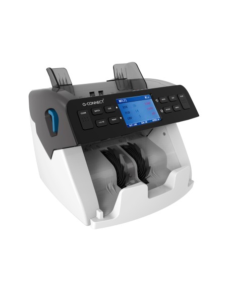 CI | Detector y contador q-connect de billetes falsos sensor doble cis actualizacion divisas usb tarjeta sd o