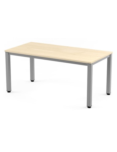 CI | Mesa de oficina rocada executive 2001ad01 aluminio /haya 140x80 cm