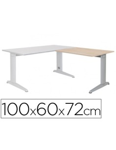 CI | Ala para mesa rocada serie metal 60x 100 cm derecha...