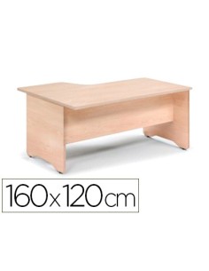 CI | Mesa rocada serie work 160x120 cm derecha acabado...