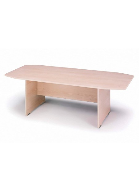 CI | Mesa de reunion rocada meeting 3003aa01 estructura madera haya tablero madera haya 220x100x72 cm