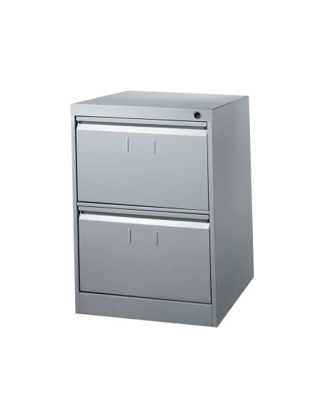 CI | Fichero cajones de suelo metalico de 2 cajones 70cm alto,64cm prof,49cm anchocolor gris n.1375