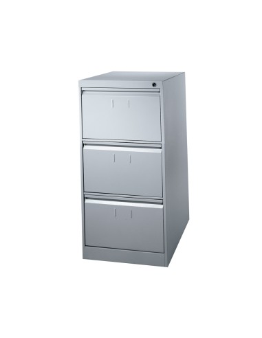 CI | Fichero cajones de suelo metalico de 3 cajones 101 alto,65 prof. 47,5 ancho color gris n.1375