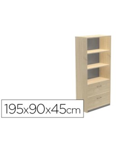 CI | Armario rocada con tres estantes y dos cajones...