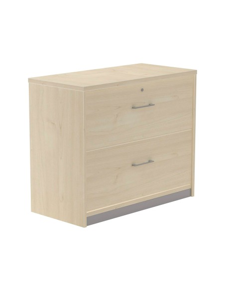 CI | Armario rocada con dos cajones serie store 78x90x45 cm acabado aa01 haya/haya