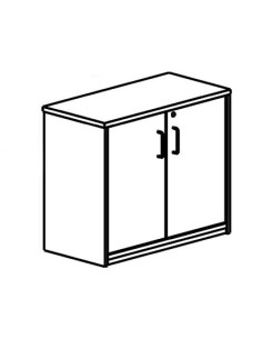 CI | Armario rocada con un estante y dos puertas enteras...