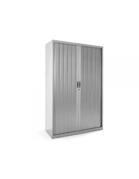 CI | Armario metalico rocada dos puertas tipo persiana incluye cuatro balda serie store 198x80x45 cm acabado ac00