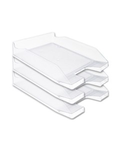 CI | Bandeja sobremesa plastico q-connect transparente