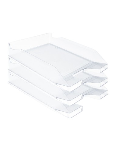 CI | Bandeja sobremesa plastico q-connect transparente