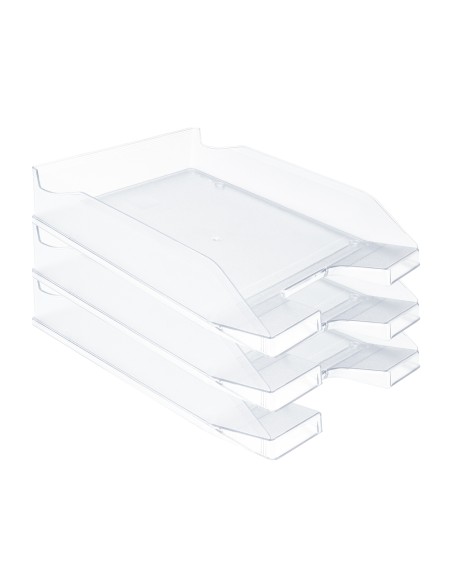 CI | Bandeja sobremesa plastico q-connect transparente