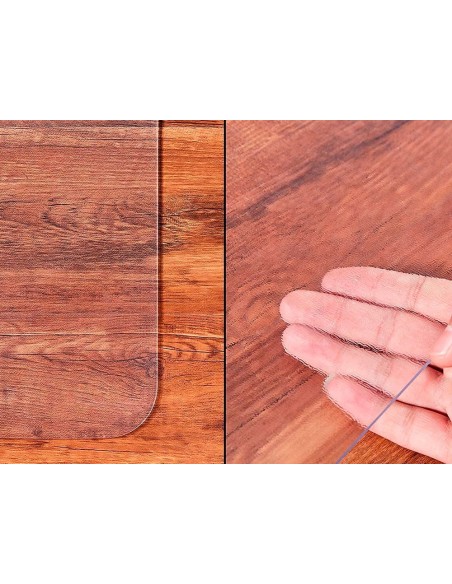 CI | Alfombrilla para suelo q-connect pvc protectora del suelo 900x1200 mm grosor 2 mm