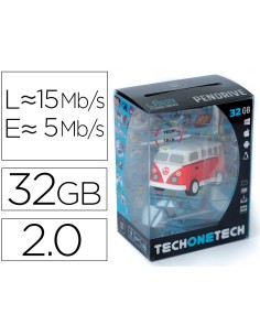 CI | Memoria Usb Tech On Tech Hippy Van Bang Camper 32 Gb