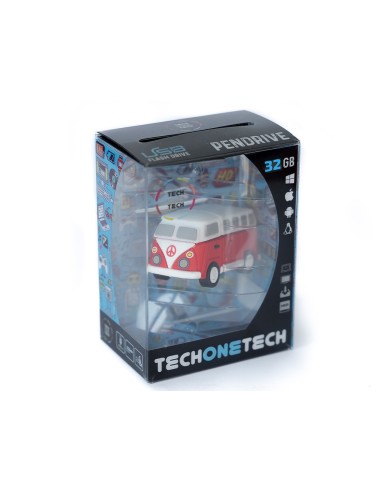 CI | Memoria Usb Tech On Tech Hippy Van Bang Camper 32 Gb
